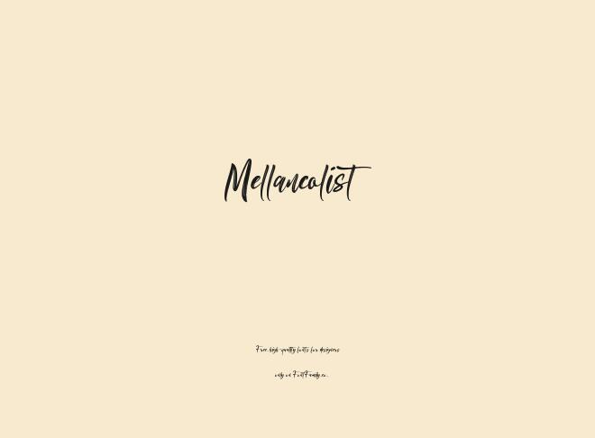 Mellancolist Font