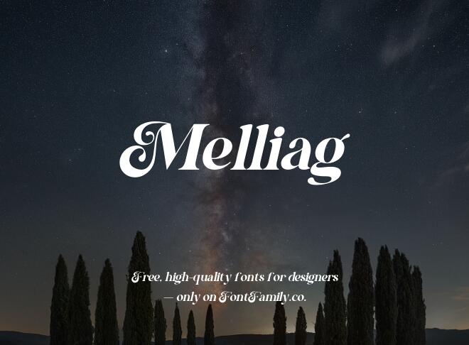 Melliag Font