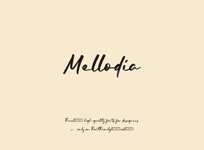 Mellodia Font