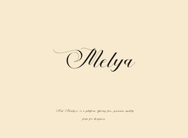 Melya Font