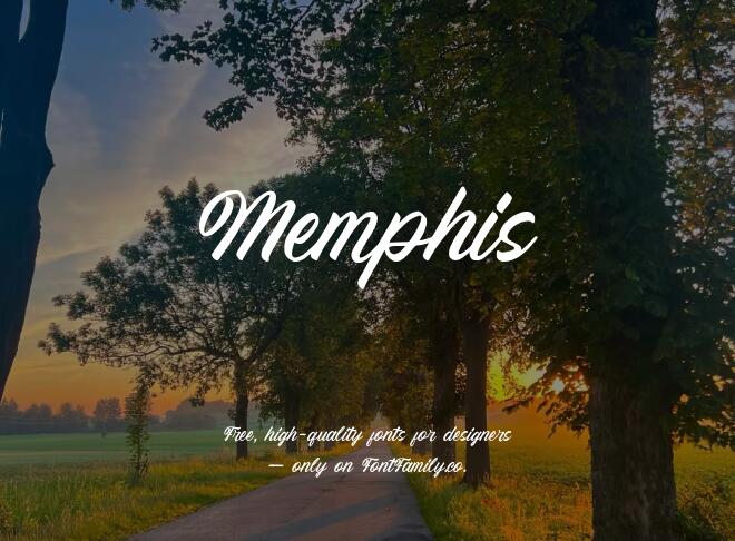 Memphis Font