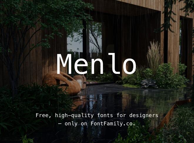 Menlo Font