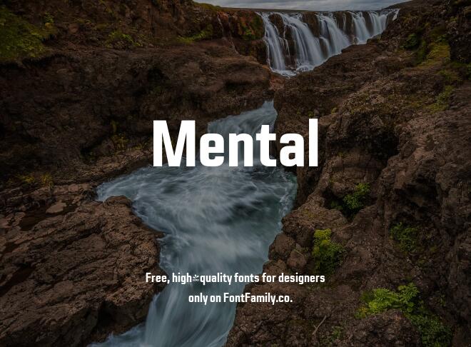 Mental Font