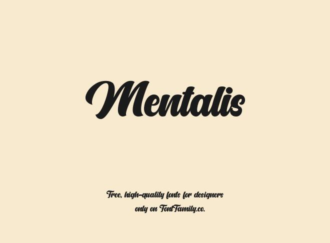 Mentalis Font