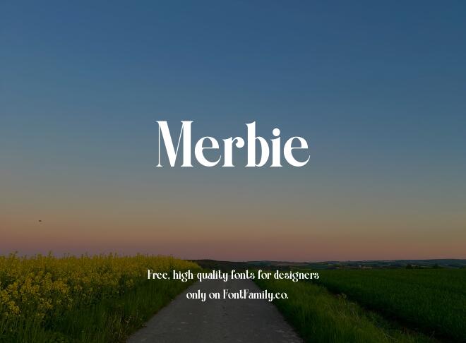 Merbie Font