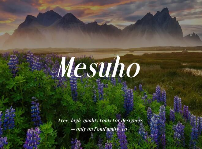 Mesuho Font