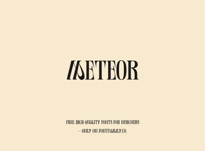 Meteor Font