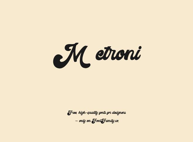 Metroni Font