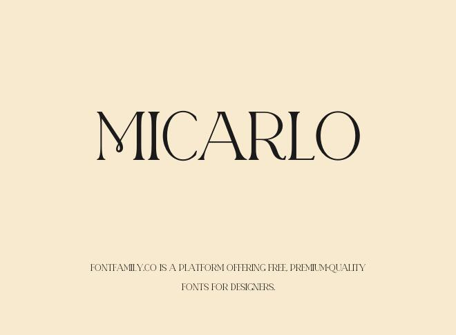 Micarlo Font