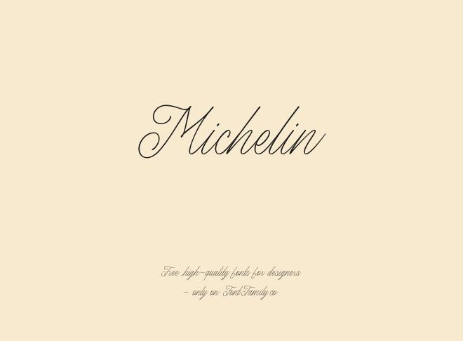 Michelin Font