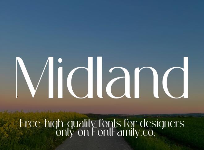 Midland Font