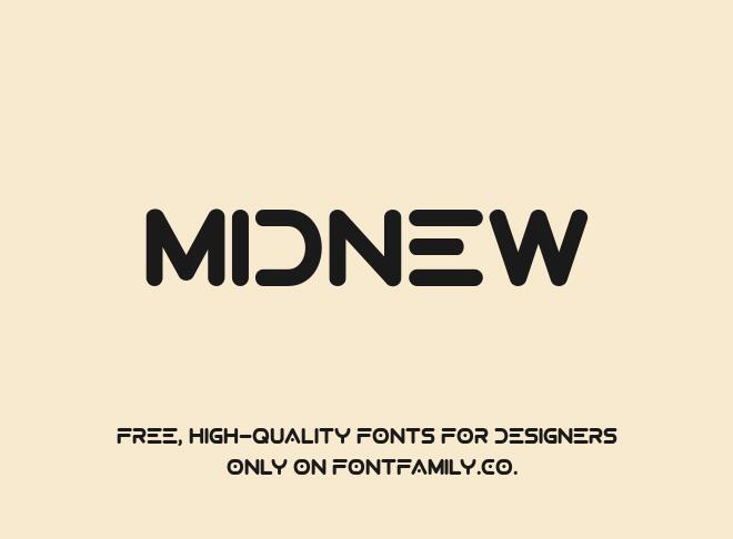 Midnew Font