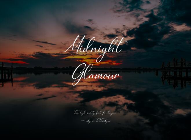 Midnight Glamour Font