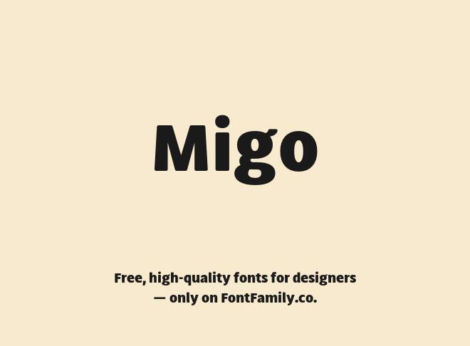 Migo Font