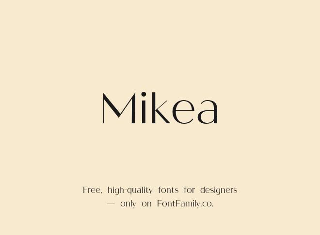 Mikea Font