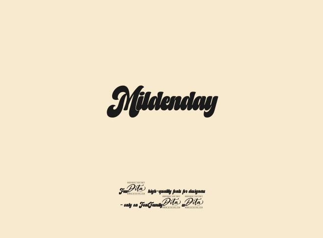 Mildenday Font
