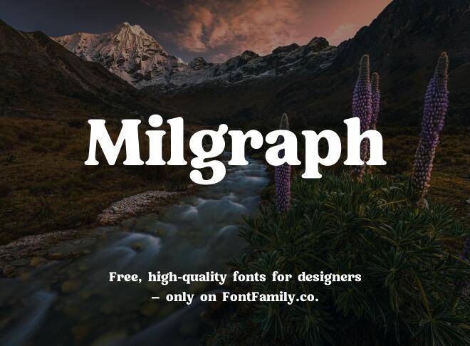 Milgraph Font