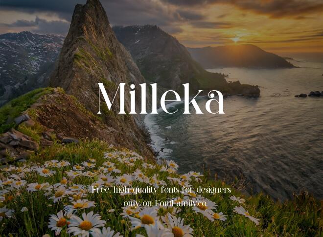 Milleka Font