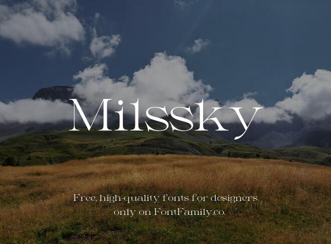 Milssky Font
