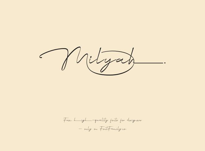 Milyah Font