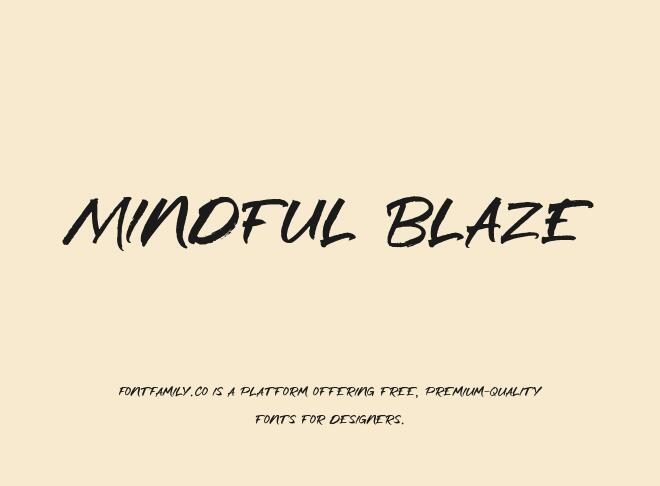 Mindful Blaze Font
