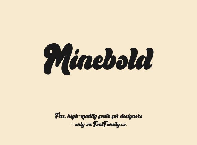 Minebold Font