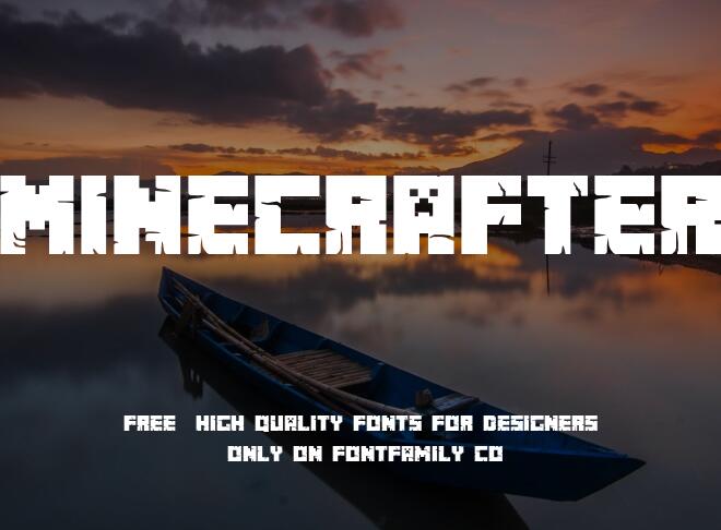 Minecrafter Font