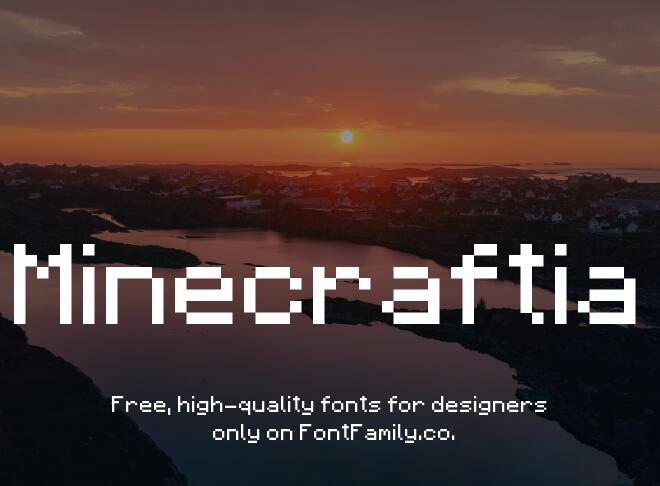 Minecraftia Font