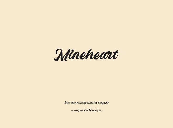 Mineheart Font
