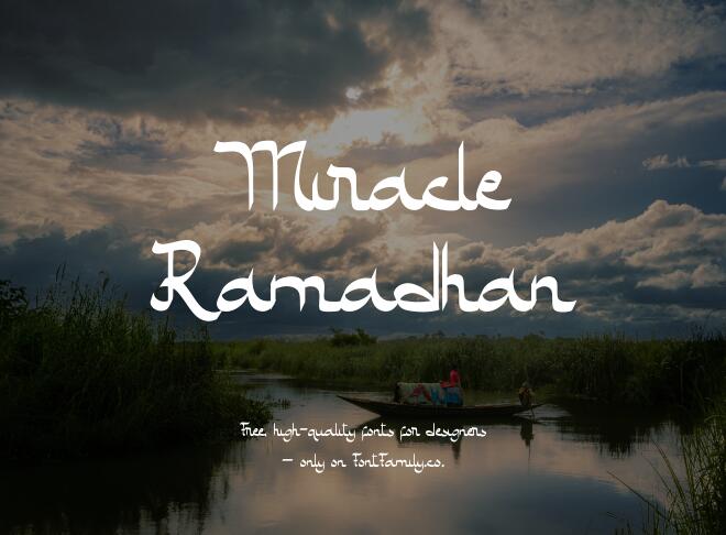 Miracle Ramadhan Font