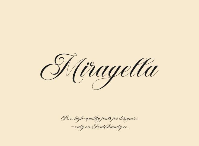 Miragella Font