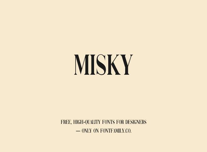 Misky Font