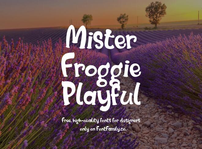 Mister Froggie Playful Font