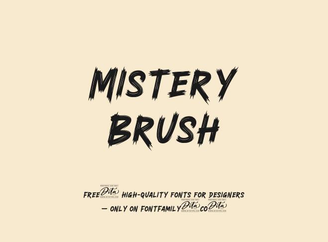 Mistery Brush Font