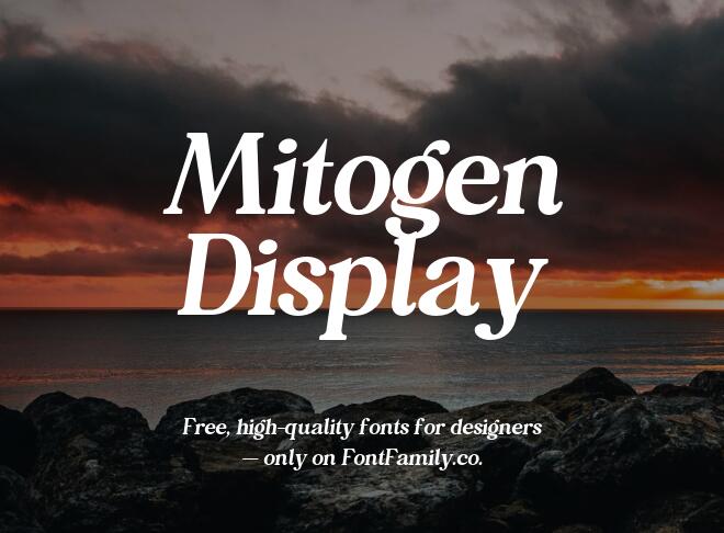 Mitogen Display Font
