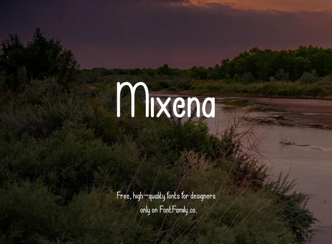 Mixena Font