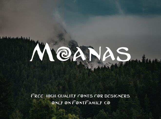 Moanas Font