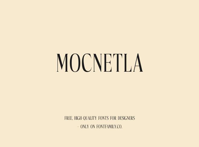 Mocnetla Font