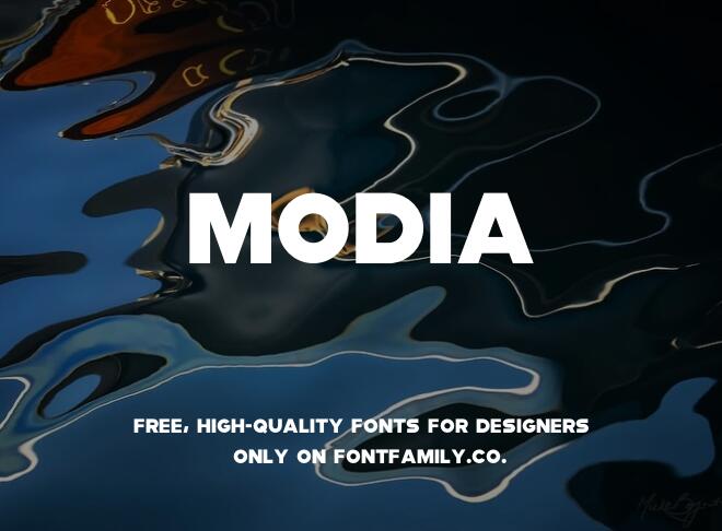 Modia Font