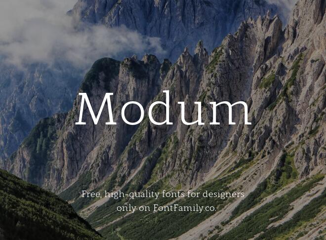 Modum Font