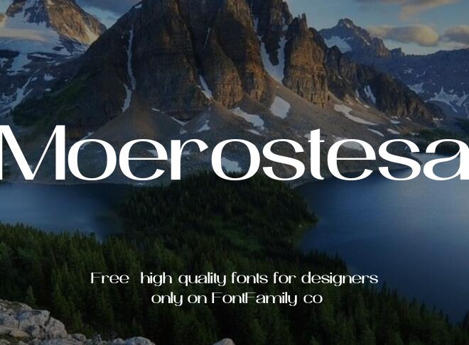 Moerostesa Font