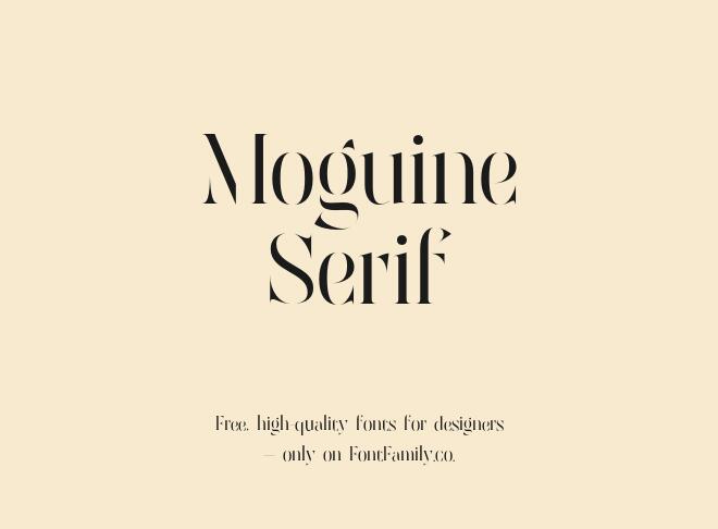 Moguine Serif Font