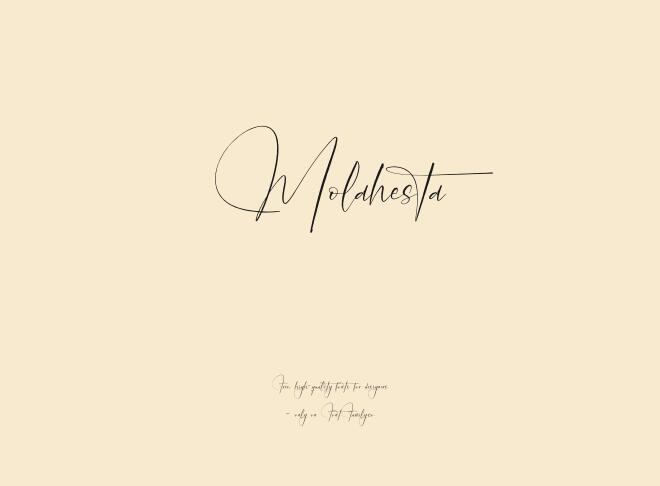 Molahesta Font