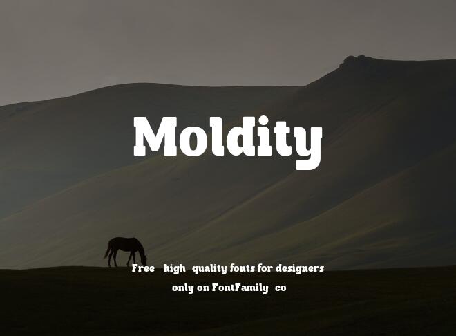 Moldity Font