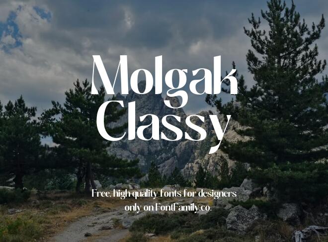Molgak Classy Font