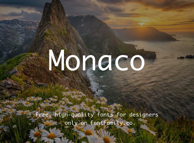 Monaco Font