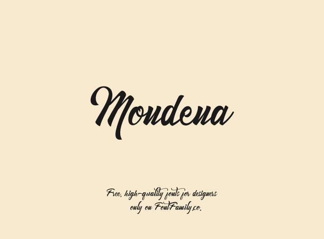 Mondena Font