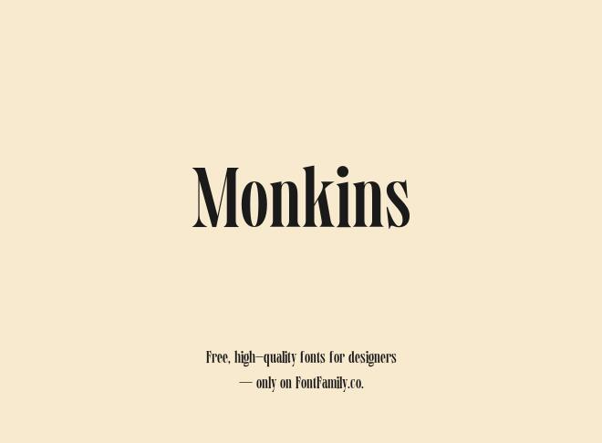 Monkins Font