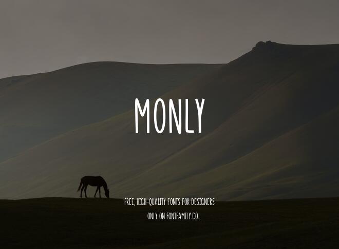 Monly Font