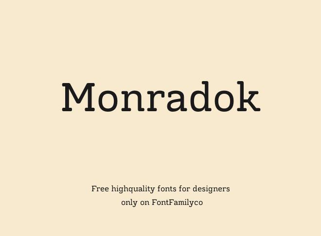 Monradok Font